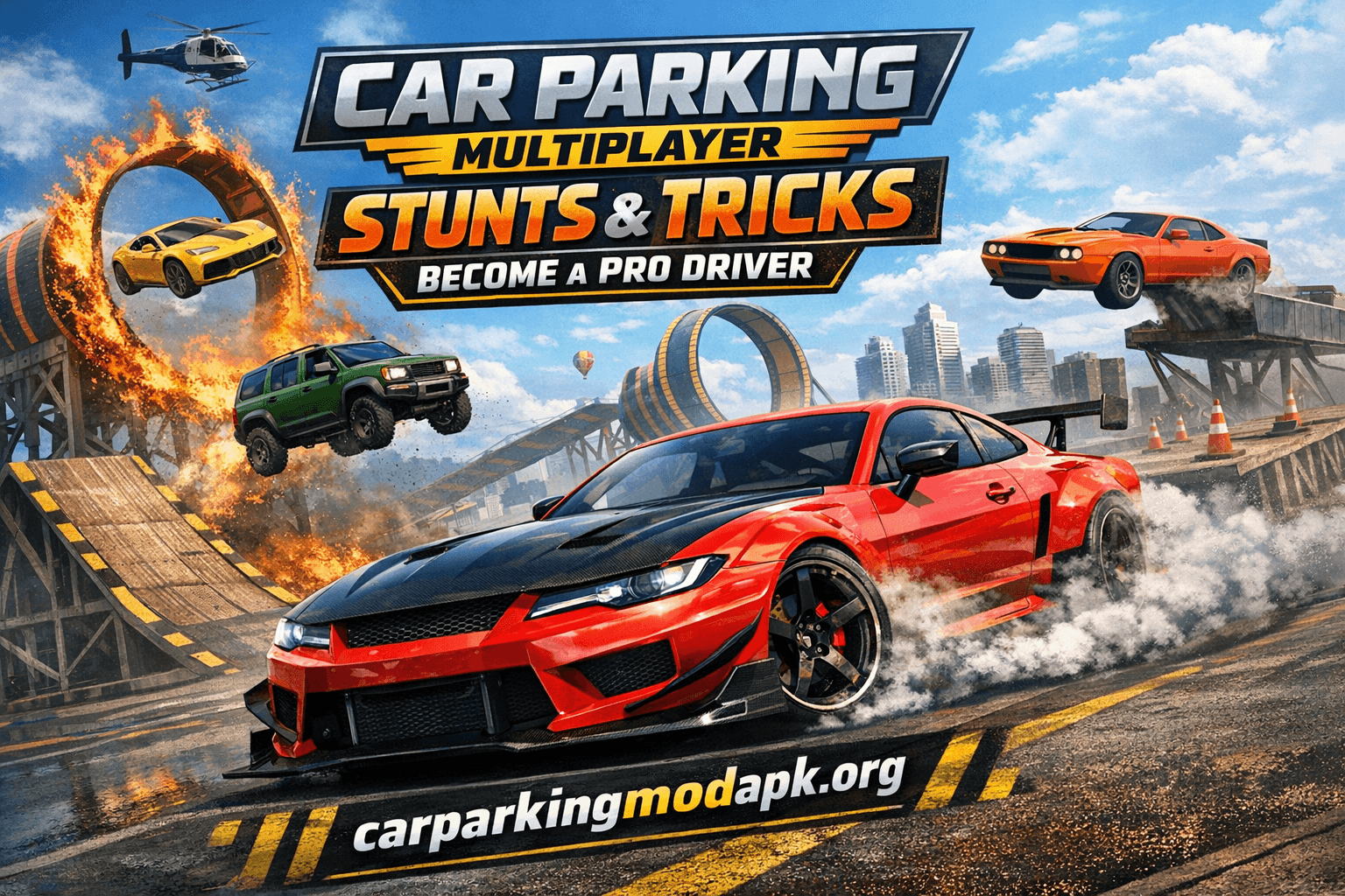 Car Parking Multiplayer Stunts & Tricks